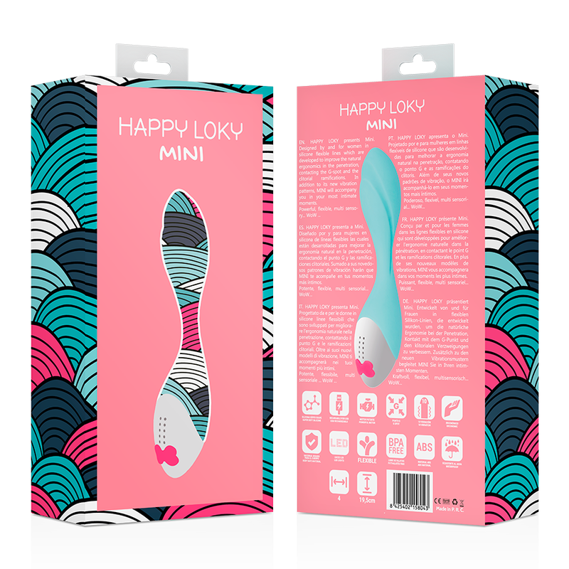 HAPPY LOKY Mini Fun Vibrador – Estimulador Compacto Con 7 Patrones De Vibración Silenciosos