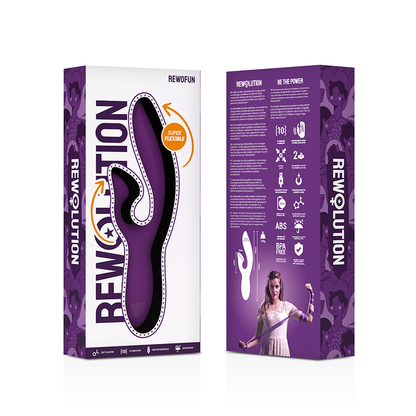 Comprar REWOLUTION Rewofun Vibrador Flexible Con Rabbit – Vibración Fuerte Para Sensaciones Profundas-Noxtic