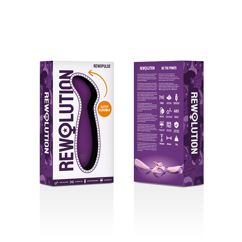 Comprar REWOLUTION RewoPulse Vibrador Flexible – Potente Estimulador De Silicona Para Comodidad Personalizada-Noxtic