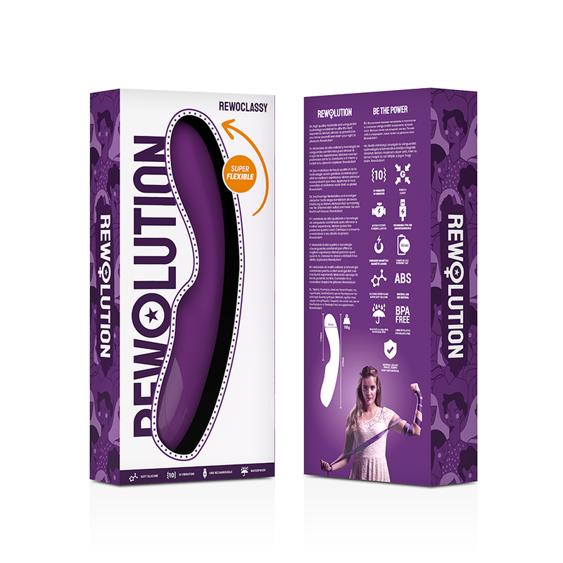 Comprar REWOLUTION REWOCLASSY Vibrador Flexible – Diseño Ergonómico Con Experiencia Sensorial Personalizada-Noxtic