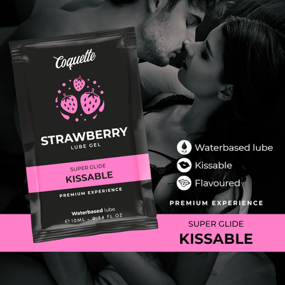 Comprar COQUETTE Chic Desire – Lubricante Kissable Base Agua Sabor Fresa Para Placer Sensual-Noxtic