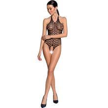 Comprar PASSION Woman BS087 Bodystocking Negro Talla Única – Diseño Sexy Con Encajes Y Transparencias Irresistibles-Noxtic