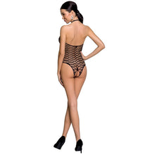 Comprar PASSION Woman BS087 Bodystocking Negro Talla Única – Diseño Sexy Con Encajes Y Transparencias Irresistibles-Noxtic