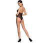 Comprar PASSION Woman BS088 Bodystocking Negro Talla Única – Diseño Elegante Con Ajuste Confortable-Noxtic