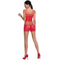 Comprar PASSION Woman BS090 Bodystocking Rojo Talla Única – Lencería Sexy Con Diseño Irresistible Y Comodidad Sensual-Noxtic
