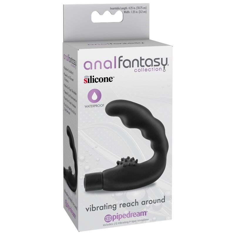 Anal Fantasy Beginners Prostate Stimulator – Estimulador Curvado Con Potentes Vibraciones