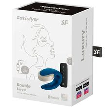 Comprar Satisfyer App Double Love Vibrador Parejas Luxury Azul – Diseño Ergonómico Para Placer Compartido-Noxtic