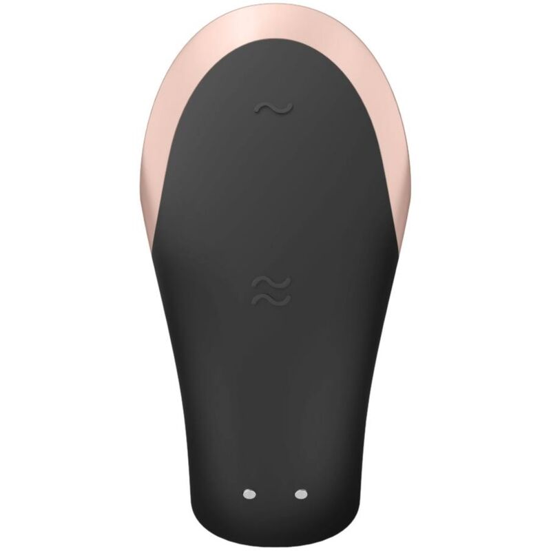 SATISFYER - APP DOUBLE LOVE COUPLES VIBRATOR LUXURY BLACK