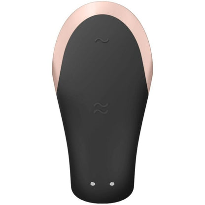 SATISFYER - APP DOUBLE LOVE COUPLES VIBRATOR LUXURY BLACK
