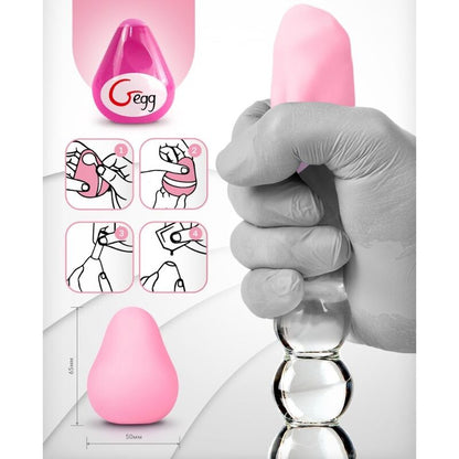 Comprar G-VIBE Huevo Masturbador Texturizado Rosa – Silicona Premium Con Sensaciones Intensas-Noxtic