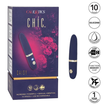 CALEXOTICS Chic Daisy Mini Massaggiatore – Design compatto per un'esperienza sensoriale discreta