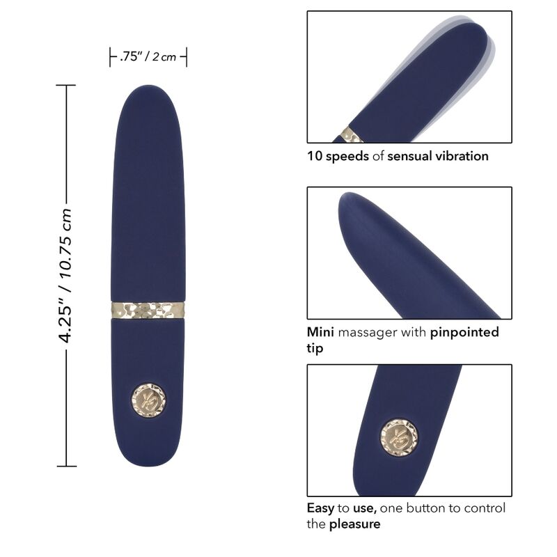 CALEXOTICS Chic Daisy Mini Massaggiatore – Design compatto per un'esperienza sensoriale discreta