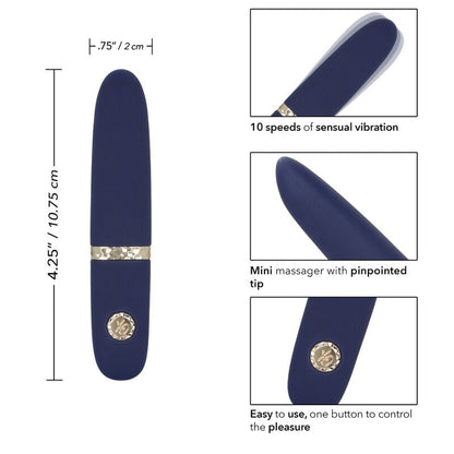 CALEXOTICS Chic Daisy Mini Massaggiatore – Design compatto per un'esperienza sensoriale discreta