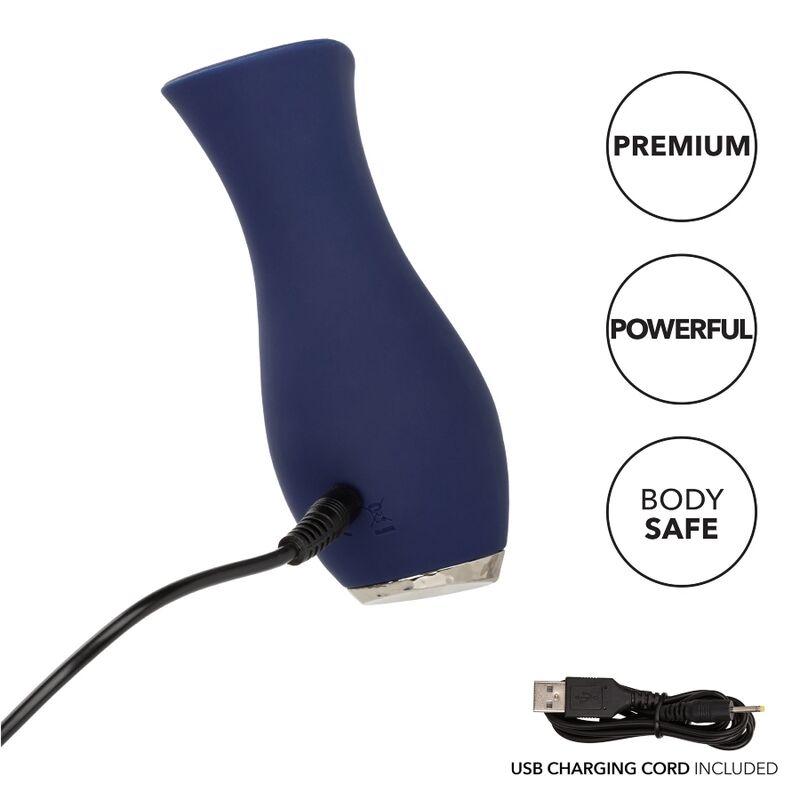 Massaggiatore CALEXOTICS Chic Tulip Blu – Design ergonomico per una stimolazione sensoriale unica