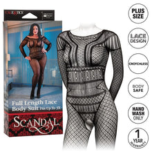 Comprar CALEXOTICS Lace Body Suit Talla Plus – Traje De Cuerpo De Encaje Para Sensación Seductora-Noxtic