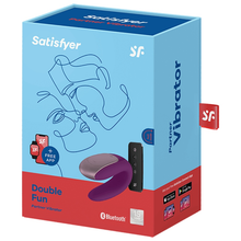 Comprar Satisfyer Double Fun Partner Vibrador Lila – Vibrador Recargable Con Diseño Innovador Para Parejas-Noxtic