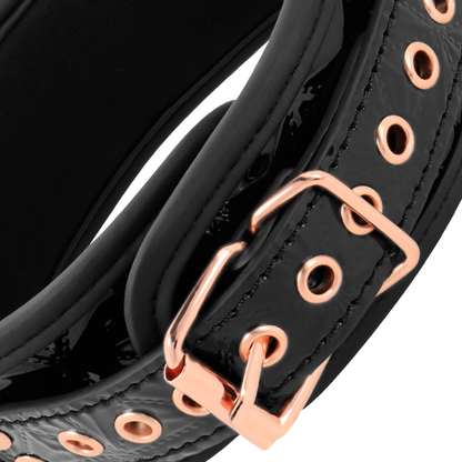 BEGME Black Edition Collar Con Cadenas – Diseño Elegante En Neopreno Para Estimulación Sensorial
