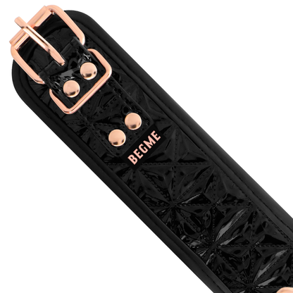 BEGME Black Edition Collar Con Cadenas – Diseño Elegante En Neopreno Para Estimulación Sensorial