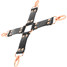 Comprar BEGME Black Edition Hog Tie Cuero Vegano – Juguete Erótico Con Diseño Elegante Para Experiencias Únicas-Noxtic