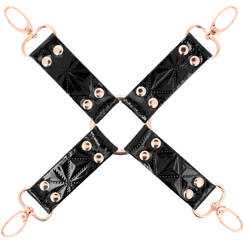 Comprar BEGME Black Edition Hog Tie Cuero Vegano – Juguete Erótico Con Diseño Elegante Para Experiencias Únicas-Noxtic