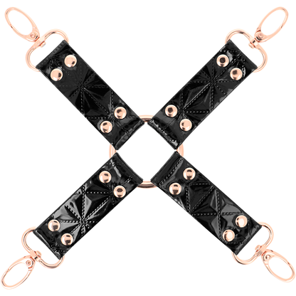 Comprar BEGME Black Edition Hog Tie Cuero Vegano – Juguete Erótico Con Diseño Elegante Para Experiencias Únicas-Noxtic