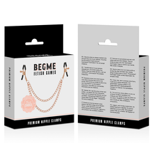 BEGME Black Edition Pinzas Pezones – Accesorio Elegante Para Experiencias Sensuales
