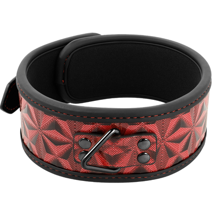 Comprar BEGME Collar Red Edition – Cuero Vegano Con Forro De Neopreno Para Comodidad Y Estilo-Noxtic