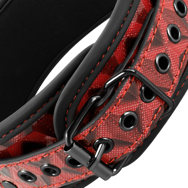 BEGME Collar Rojo Con Cadenas – Diseño Elegante Para Exploración Sensorial