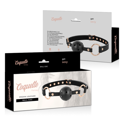 COQUETTE CHIC DESIRE - FANTASY BREATHABLE VEGAN LEATHER GAG