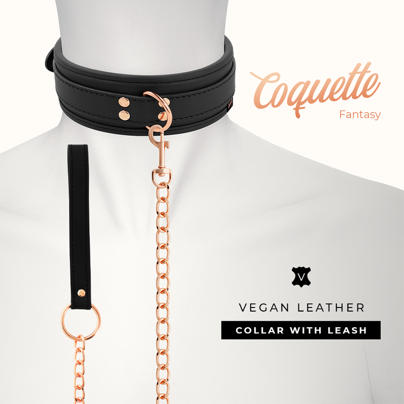 Comprar Coquette Chic Desire Collar Fantasy – Cuero Vegano Con Forro De Neopreno Para Comodidad Y Estilo-Noxtic