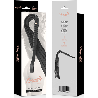 Comprar COQUETTE CHIC DESIRE Fantasy Látigo Cuero Vegano – Diseño Elegante Para Exploración Sensual-Noxtic