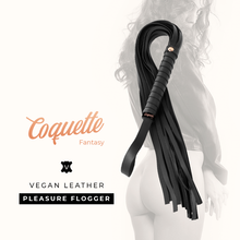 COQUETTE CHIC DESIRE Fantasy Látigo Cuero Vegano – Diseño Elegante Para Exploración Sensual