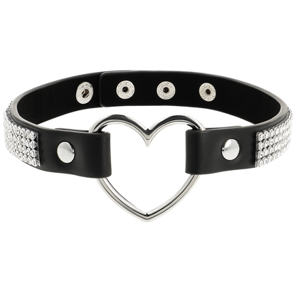 Comprar Coquette Chic Desire Choker – Collar De Cuero Vegano Con Diseño Elegante Y Sofisticado-Noxtic