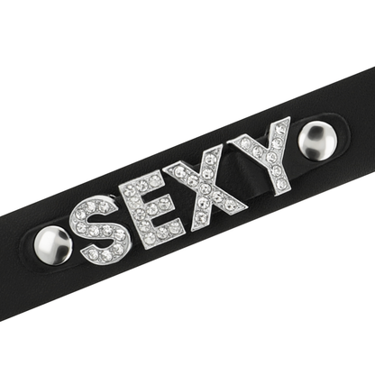 Comprar Coquette Chic Desire Collar De Cuero Vegano – Ajustable Para Estilo Elegante y Moderno-Noxtic