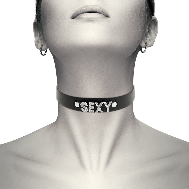 Comprar Coquette Chic Desire Collar De Cuero Vegano – Ajustable Para Estilo Elegante y Moderno-Noxtic