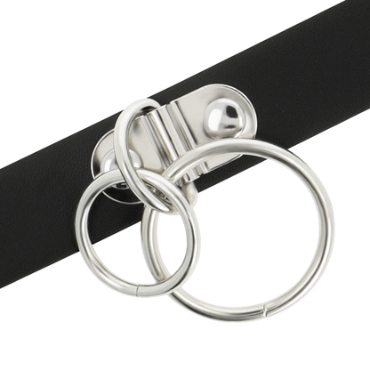 Comprar Coquette Chic Desire Choker – Collar De Cuero Vegano Ajustable Para Estilo Moderno-Noxtic