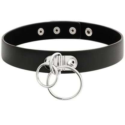 Choker Coquette Chic Desire – Collana regolabile in pelle vegana per uno stile moderno