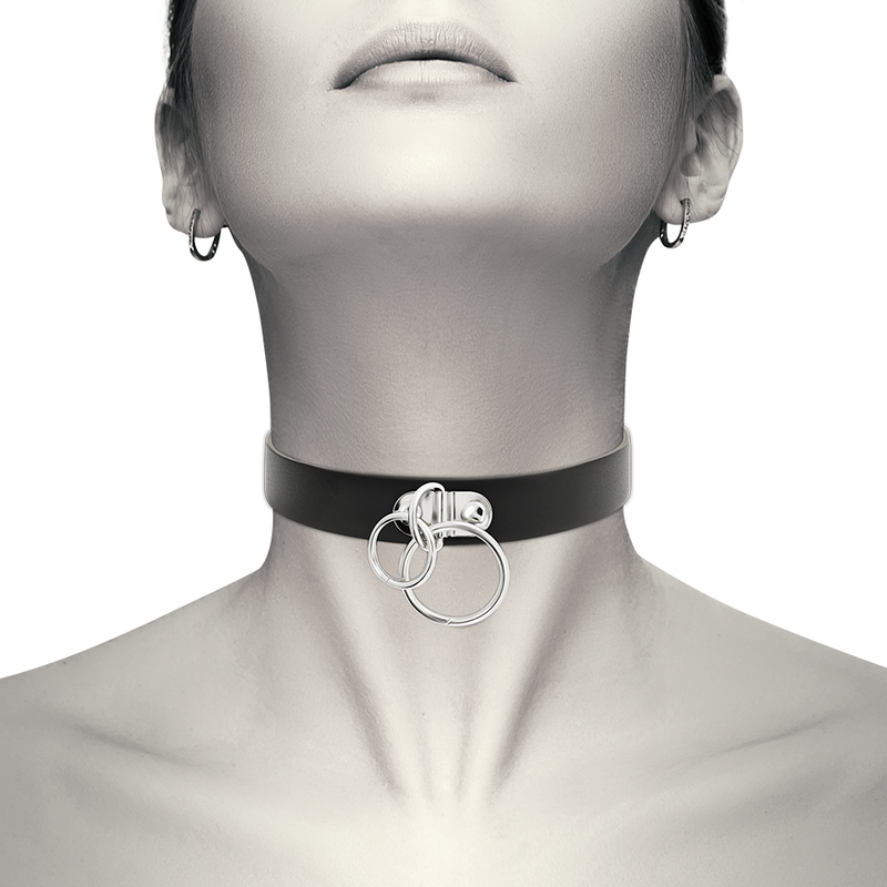Comprar Coquette Chic Desire Choker – Collar De Cuero Vegano Ajustable Para Estilo Moderno-Noxtic