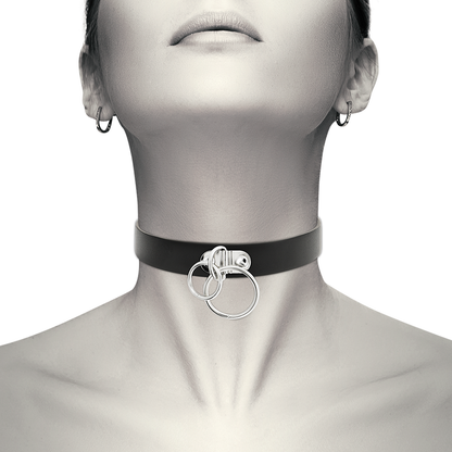 Comprar Coquette Chic Desire Choker – Collar De Cuero Vegano Ajustable Para Estilo Moderno-Noxtic