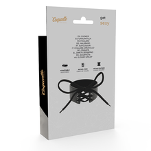 Choker Coquette Chic Desire Nero – Collana regolabile in pelle vegana per uno stile moderno