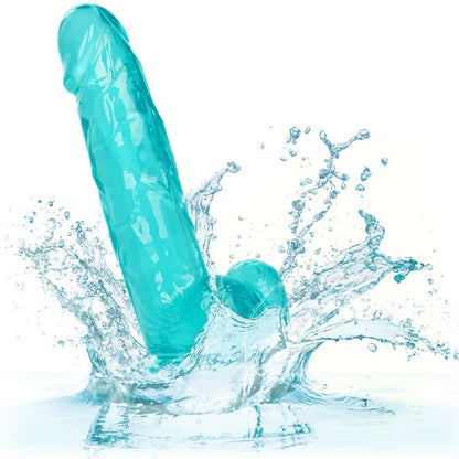 Comprar CALEXOTICS Size Queen Dildo Azul 15.3 cm – Diseño Ergonómico Para Placer Confiable-Noxtic