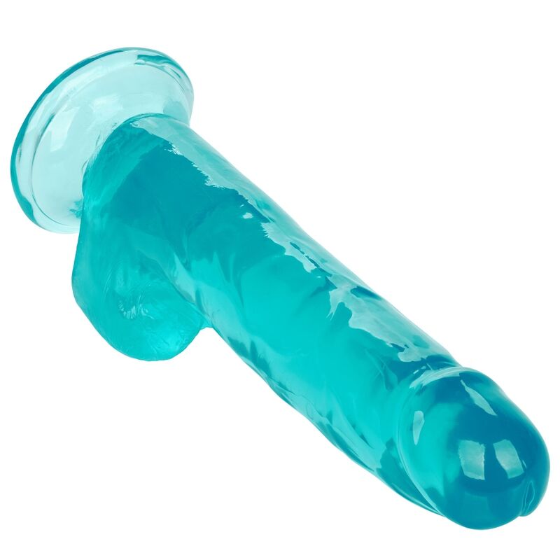 CALEXOTICS Dildo Queen Size Blu 8 pollici - Design ergonomico per un piacere personalizzato