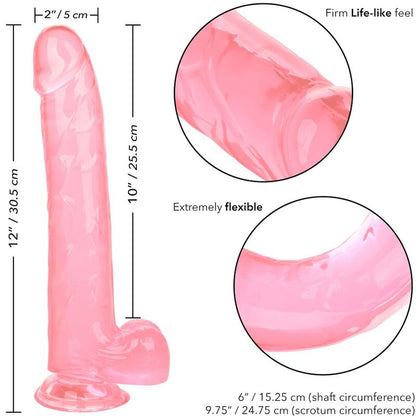 Comprar CALEXOTICS Size Queen Dildo Rosa 25.5 Cm – Diseño Realista Para Placer Intenso-Noxtic