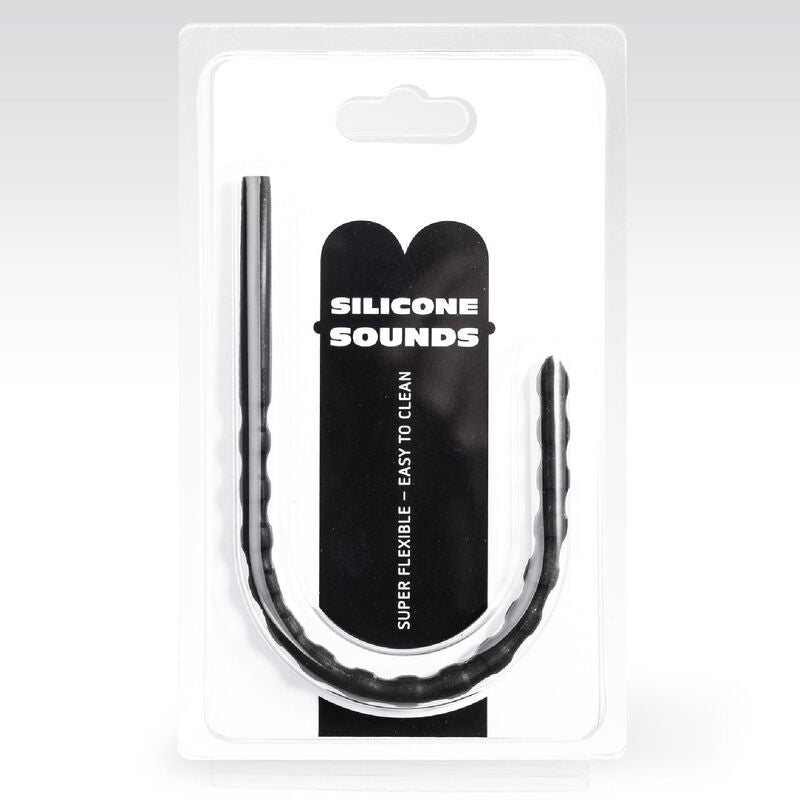 ALL BLACK Sonda Uretral Silicona 6/8 MM – Silicona Médica Hipoalergénica Para Placer Confiable