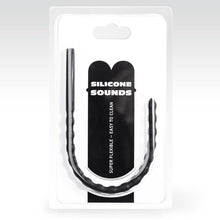 Suono uretrale in silicone ALL BLACK 6/8 MM – Silicone medico ipoallergenico per un piacere affidabile