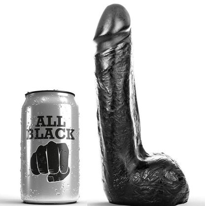 Comprar ALL BLACK Dildo Negro Suave 20 Cm – Consolador Con Diseño Semi Realista Para Placer Intenso-Noxtic