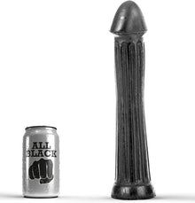 Comprar All Black Plug Dildo 31 Cm – Tacto Suave Con Surcos Profundos Para Mayor Placer-Noxtic