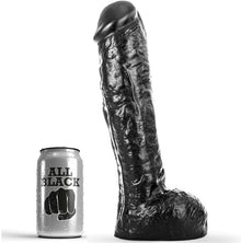 Comprar All Black Dildo 29 Cm – Diseño Realista Con Eje Grueso Y Venas Detalladas-Noxtic