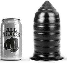 Comprar All Black Anal Plug 16 Cm – Diseño Acanalado Para Placer Intenso-Noxtic
