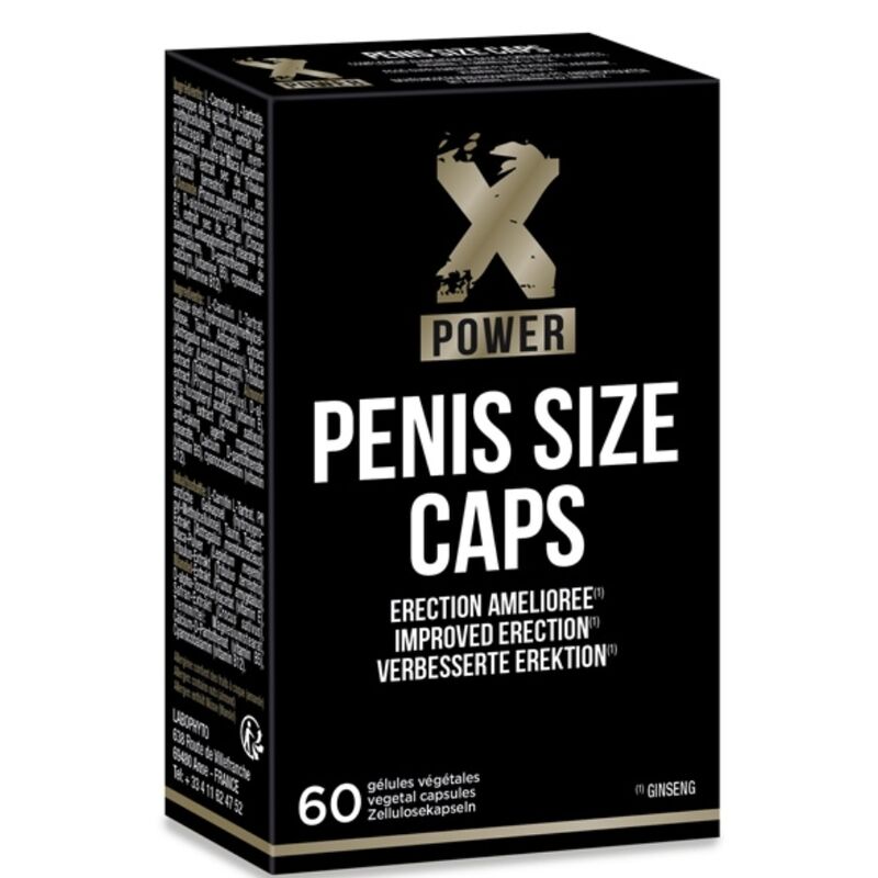 Comprar XPOWER Penis Size Caps – Suplemento Natural Para Mejorar La Erección Con 60 Cápsulas Vegetales-Noxtic
